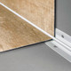 Quick Step Silver Stair Profile Glue Inner Corner Livyn Skirting 2000mm Quick Step Silver Stair Profile Glue Inner Corner Livyn Skirting 2000mm